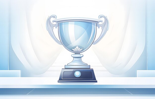 Trophy Award Illustration