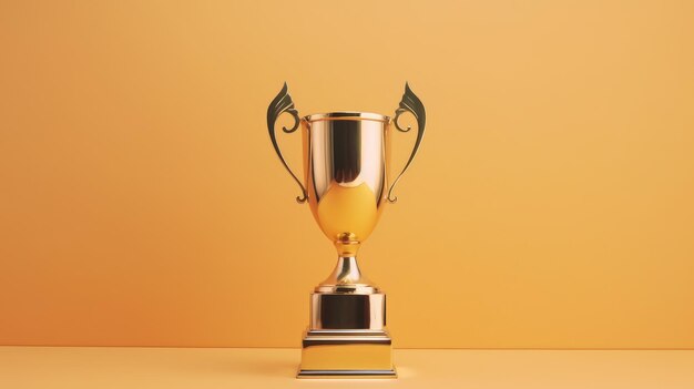 Trophy on minimal background