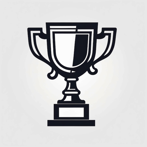 Trophy vector flat icon