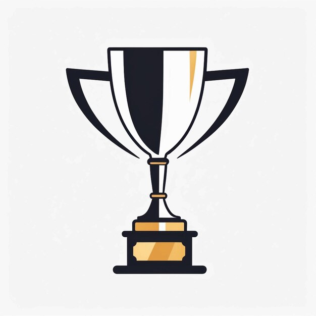 Photo trophy vector flat icon