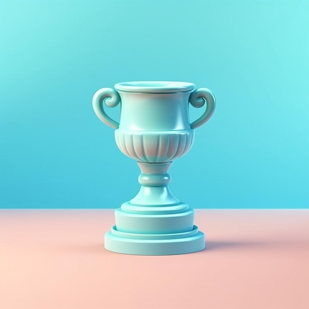 Trophy winner for competition and rank AI Generated