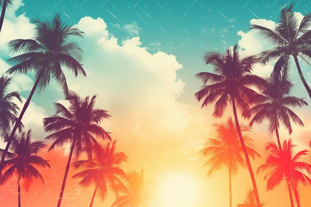 Tropical abstract summer background