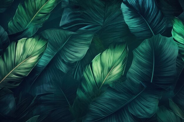 Tropical background Illustration AI GenerativexA