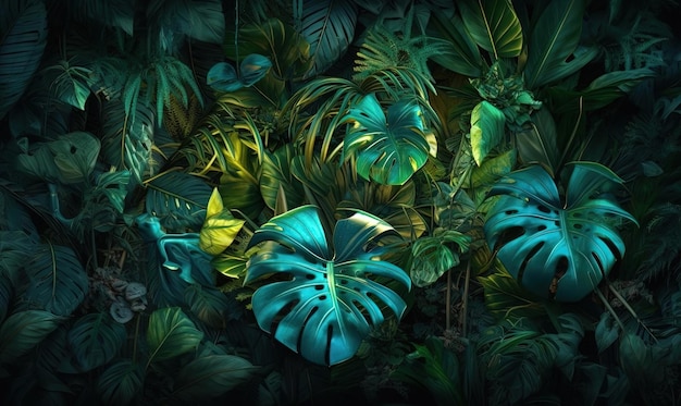 a tropical background