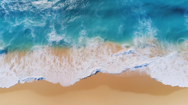 Tropical beach coastline