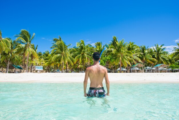 Tropical beach in Coron, Philippines