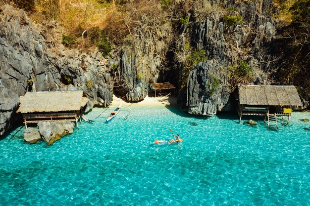 Tropical beach in Coron, Philippines