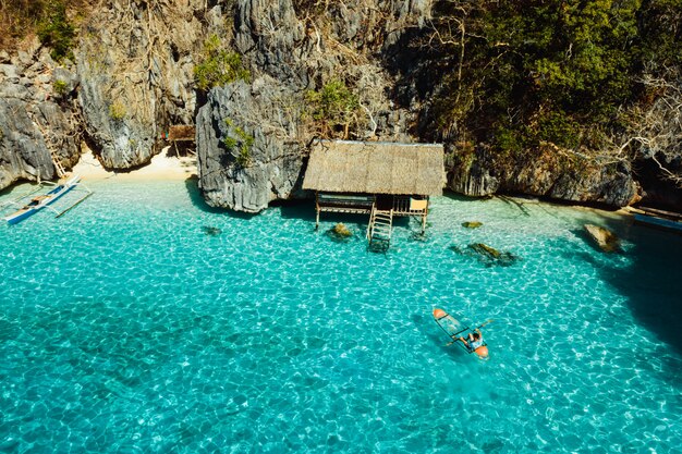 Tropical beach in Coron, Philippines