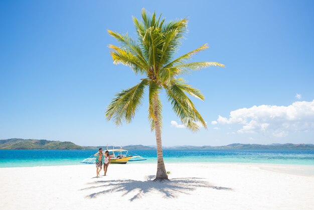 Tropical beach in Coron, Philippines