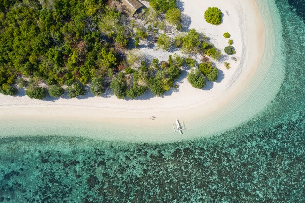 Foto spiaggia tropicale a coron, nelle filippine