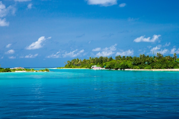 Tropical beach in Maldives