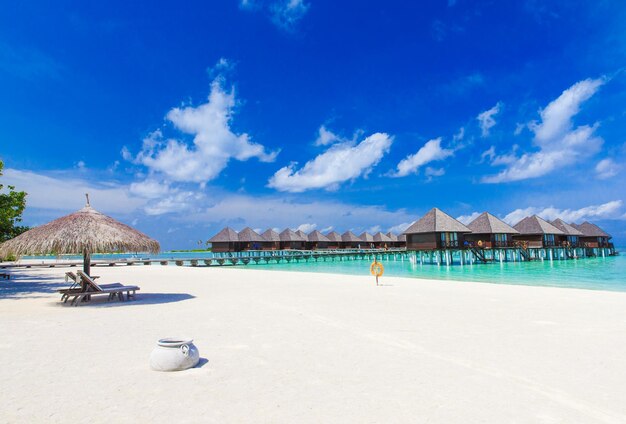 Tropical beach in Maldives