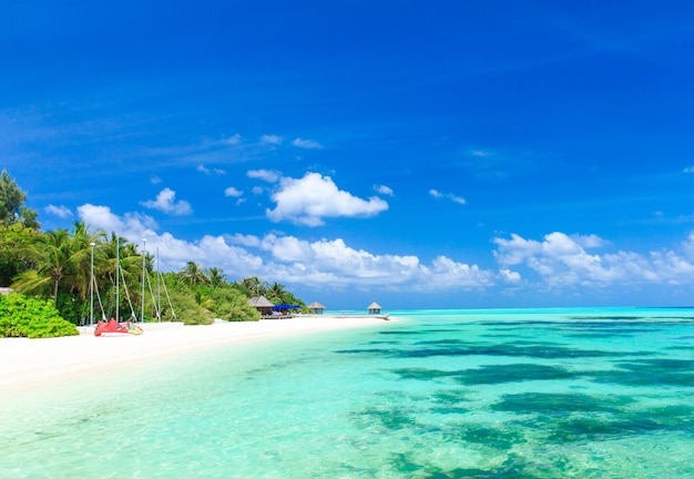 Tropical beach in Maldives