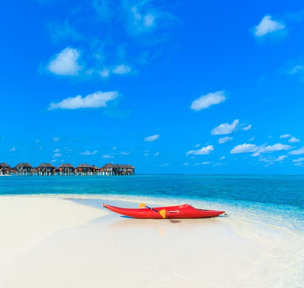 Tropical beach in Maldives