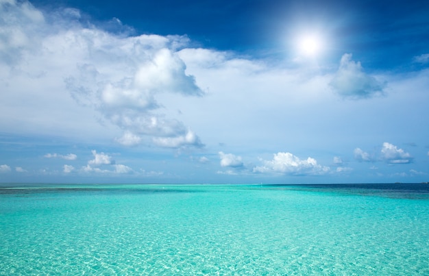 Tropical beach in Maldives