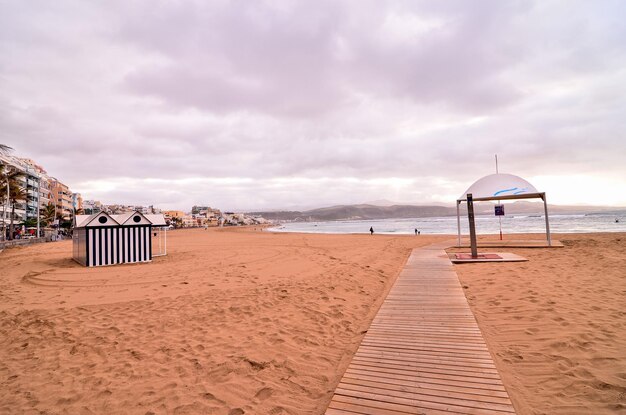 Tropical Beach near the City