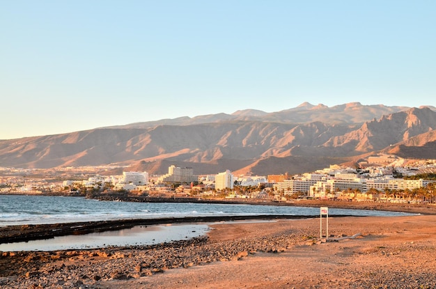 Tropical Beach near the City