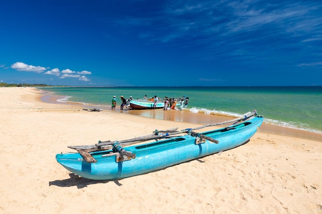 Spiaggia tropicale in sri lanka