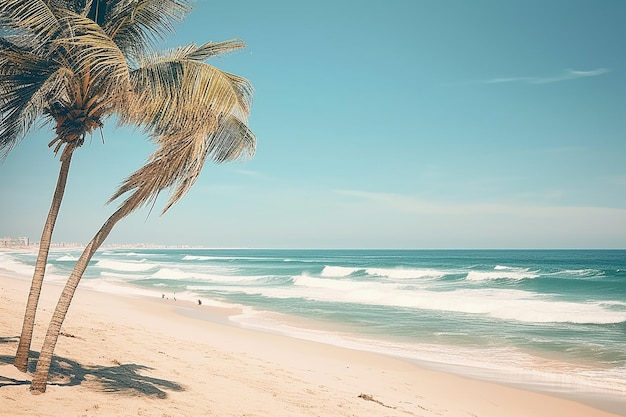 Tropical Beach with Coastal Dunes