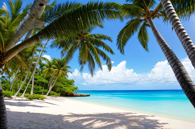 Foto spiaggia tropicale