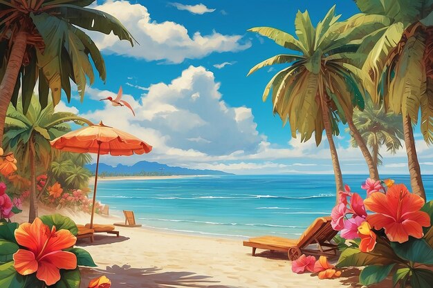 Tropical beach