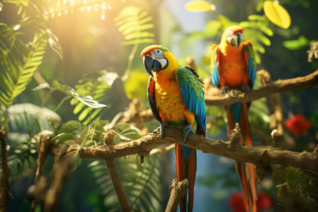 tropical birds