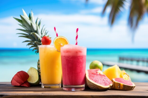 Photo tropical bliss a juicy summer adventure