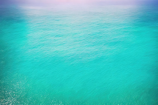 Tropical bright turquoise sea