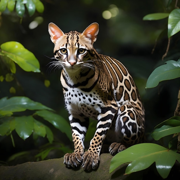 Tropical Canopy's Grace Enchanting Margay Leopard