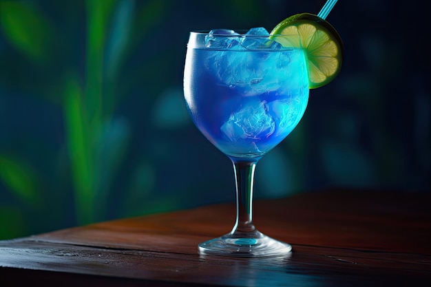 Тропический коктейль Летние напитки и фон для пляжного отдыха Generative AI