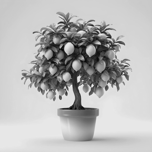 Tropical delight lifelike lime tree set in a gray vases tub make your living room shine