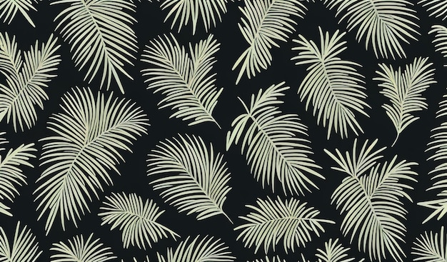 Photo tropical delights abstract ethnic pattern on a simple background