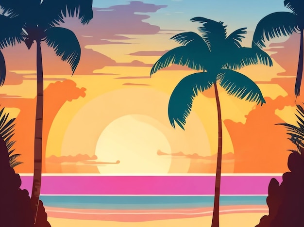 Tropical Escape Dreamshaper v7 Tropical Island Paradise Seascape Background with Waves