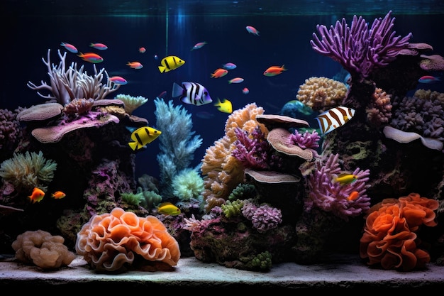 Tropical fish aquarium