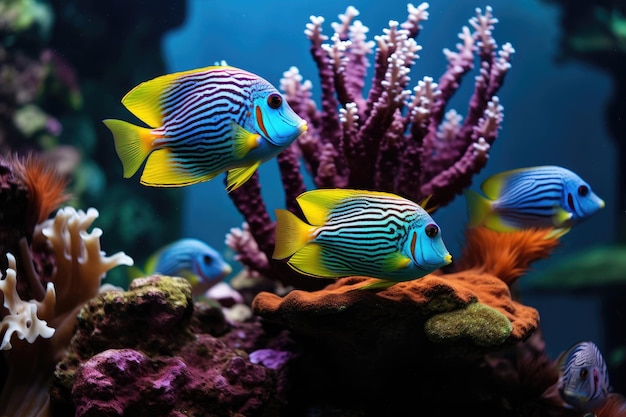 Tropical fish aquarium