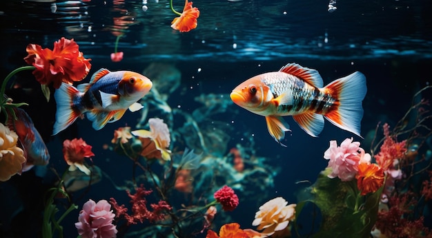 тропическая рыба в океане рыба в море подводная жизнь