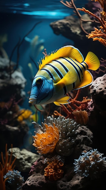 tropical fish poster