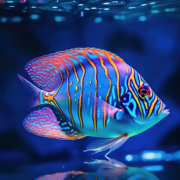 tropical fish swimming underwater