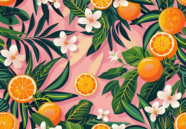 Tropical Floral Background