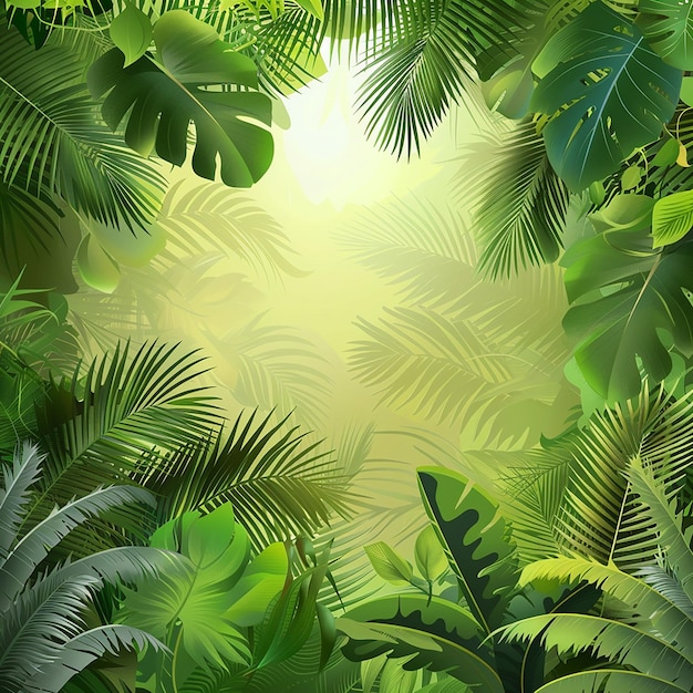 Tropical Foliage Background