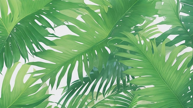 Tropical foliage background