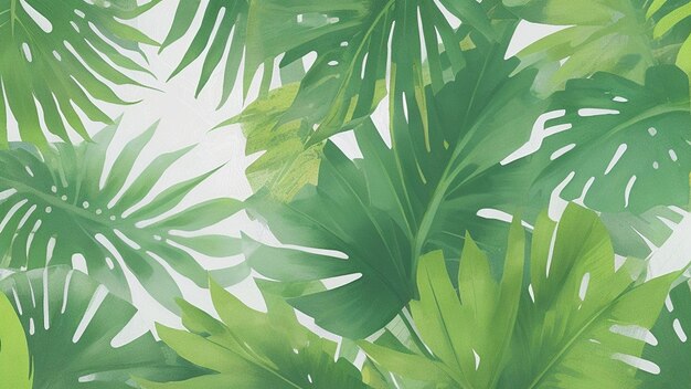 Tropical foliage background