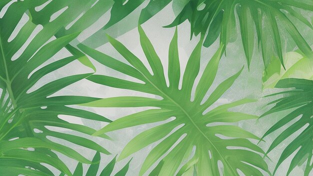 Tropical foliage background