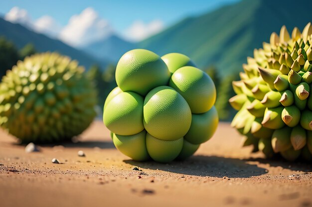 Tropical fruit durian delicious foreign imported fruit expensive durian wallpaper background