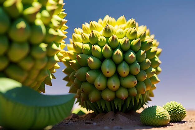 Foto frutta tropicale durian deliziosa frutta importata straniera costosa carta da parati durian sfondo