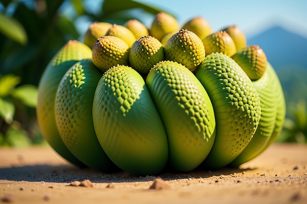 Фото Тропические фрукты дюриан вкусные иностранные импортные фрукты дорогие дюриан обои фон