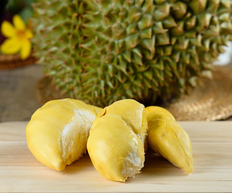 Photo tropical fruit durian