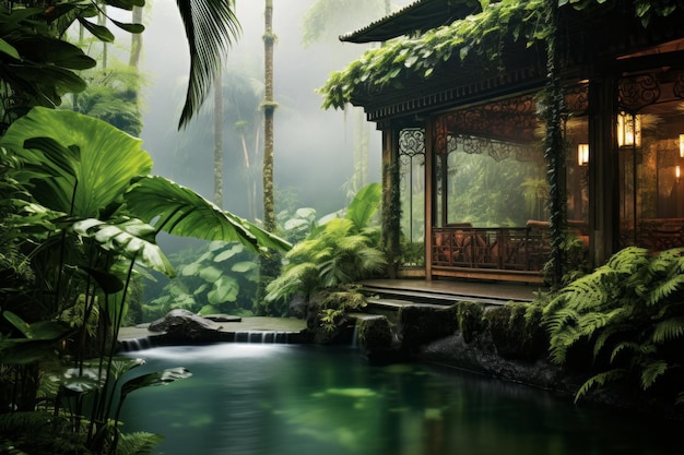 Tropical hideaways unveiled tropical landscape photo