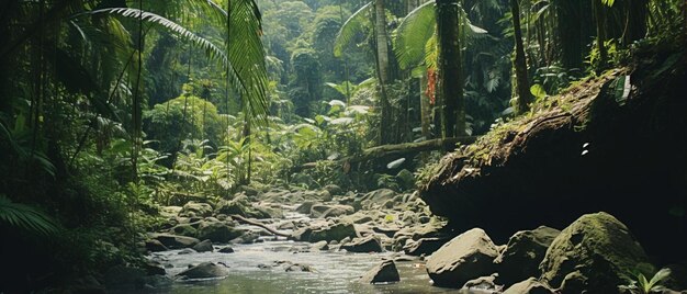 Foto giungle tropicali dell'asia sud-orientale in agosto