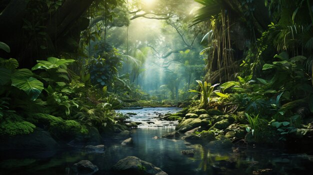 Tropical jungles of Southeast Asia